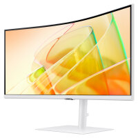 86,4cm/34" (3440x1440) Samsung ViewFinity S6 S34C650TAU 21:9 UWQHD Curved 5ms 100Hz HDR10 2xThunderbolt 4 HDMI DP Speaker White