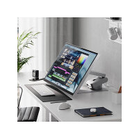 Alogic TFT 32" Aspekt 4K 145W+90W+USB Charging no stand silb