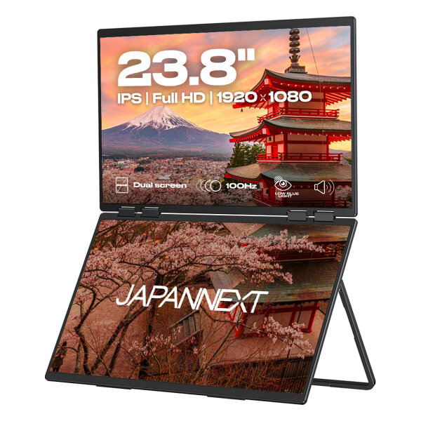 JapanNext FHD Doppelmonitor 60,45cm (23,8")