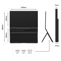 JapanNext FHD Doppelmonitor 60,45cm (23,8")