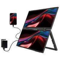 Verbatim Portable Monitor 15,6" FHD Dual Monitor Essentials