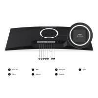 JAPANNEXT 86,4cm JN-IPS340UWQHD60C-C65W-HS curved UWQHD