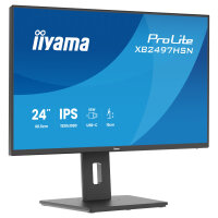 60,5cm/23,8" (1920x1080) iiyama ProLite XB2497HSN-B1 16:9 FHD IPS 1ms 100Hz HDMI DisplayPort USB-C USB LAN VESA Speaker Black