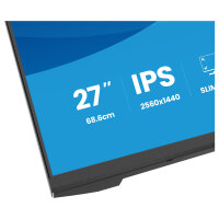 68,5cm/27" (2560x1440) iiyama ProLite XB2793QSU-B1 16:9 WQHD IPS 1ms 75Hz HDMI DisplayPort USB VESA Speaker Black