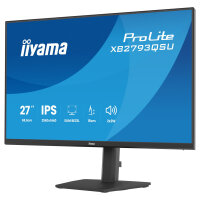68,5cm/27" (2560x1440) iiyama ProLite XB2793QSU-B1 16:9 WQHD IPS 1ms 75Hz HDMI DisplayPort USB VESA Speaker Black