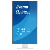 68,5cm/27" (2560x1440) iiyama ProLite XB2797QSU-W1 16:9 WQHD IPS 1ms 75Hz HDMI DisplayPort USB VESA Speaker White