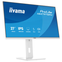 68,5cm/27" (2560x1440) iiyama ProLite XB2797QSU-W1 16:9 WQHD IPS 1ms 75Hz HDMI DisplayPort USB VESA Speaker White