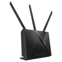 ASUS 4G-AX56 4G LTE WiFi 6 Modem Router AX1800 Dual-Band, LTE Cat6 bis zu 300 Mbit/s, 5x GbE LAN