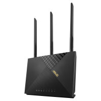 ASUS 4G-AX56 4G LTE WiFi 6 Modem Router AX1800 Dual-Band, LTE Cat6 bis zu 300 Mbit/s, 5x GbE LAN
