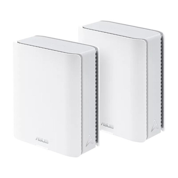 ASUS ZenWiFi BT10 WiFi 7 Smart Mesh System 2er-Pack WLAN BE18000 Triband, 2x 10GbE + 1x 1GbE (pro Einheit), Abdeckung bis zu 550 m²