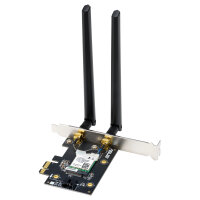 ASUS PCE-BE6500 WiFi 7 Bluetooth 5.4 Adapter BE6500 Triband, PCI Express, 2x Externe Antenne