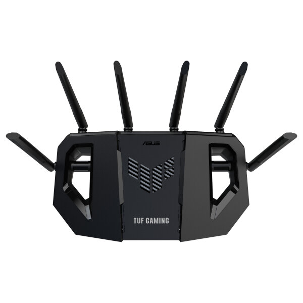 ASUS TUF Gaming BE6500 WiFi 7 Router WLAN BE6500 Dualband, 3x 2.5G LAN, 1x 2.5G WAN, 6x Antenne (extern)