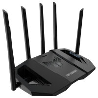 ASUS TUF Gaming BE6500 WiFi 7 Router WLAN BE6500 Dualband, 3x 2.5G LAN, 1x 2.5G WAN, 6x Antenne (extern)