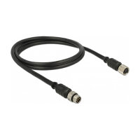 Delock M8 Sensor- / Aktorverlängerungskabel 6 Pin...