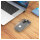 MANHATTAN Funkmaus USB-A 4Tasten RGB LED schwarz transparent