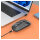 MANHATTAN Funkmaus USB-A 4Tasten RGB LED schwarz transparent