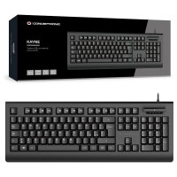 CONCEPTRONIC USB Tastatur +Smart ID-Kartenleser Layout IT sw
