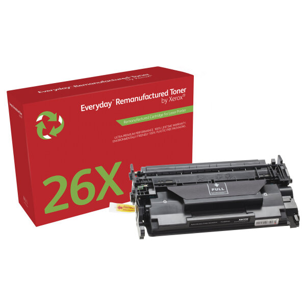 Xerox Toner Everyday HP 26X (CF226X) Black Remanufactured