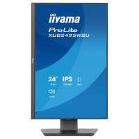 61,1cm/24,1" (1920x1200) iiyama ProLite XB2495WSU-B1 16:10 IPS 4ms 100Hz HDMI DisplayPort USB VESA Speaker Black