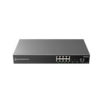 Grandstream GWN7801P PRO – Enterprise Layer 2++ Managed Switch – 8× Gigabit RJ45 (PoE/PoE+) + 2× Gigabit SFP