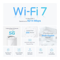 TP-Link Deco BE65-5G(1-pack) Whole Home Mesh Wi-Fi 7 Router