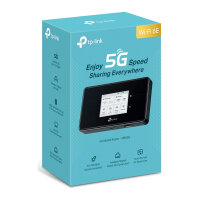 TP-Link M8550 5G WiFi 6E Router 5G (bis zu 3,4 Gbit/s), WLAN AX (bis zu 3,6 Gbit/s), 1x 1G WAN/LAN