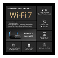 TP-Link TL-WR3602BE BE3600 Wi-Fi 7 Reise-Router