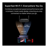 TP-Link TL-WR3602BE BE3600 Wi-Fi 7 Reise-Router