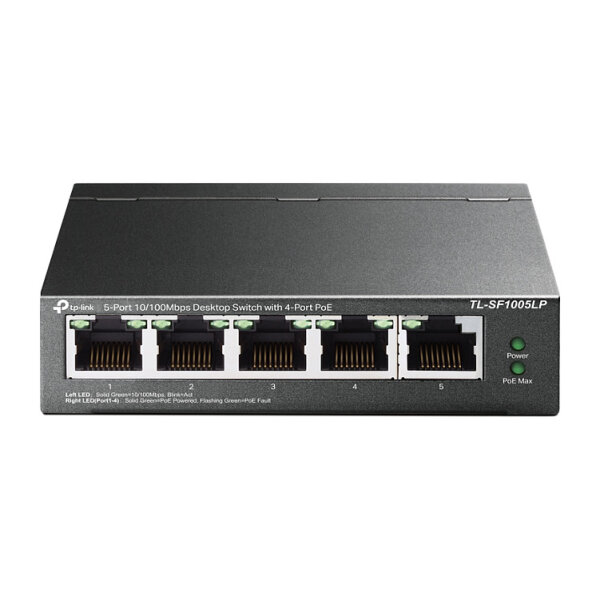 TP-Link TL-SF1005LP 5-Port 10/100Mbps (4x PoE) Switch