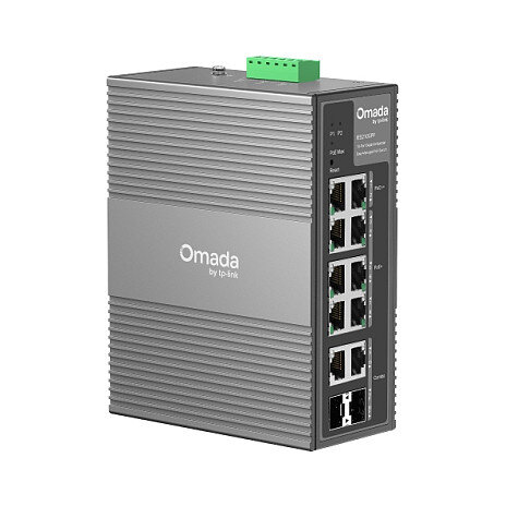 Omada IES210GPP 10-Port Gigabit Industrial Easy Mgd PoE Switch