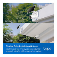 TP-Link Tapo C460 KIT - Überwachungskamera - Bullet - Outdoor - Stromversorung Solar/Akku 4k (8MP)