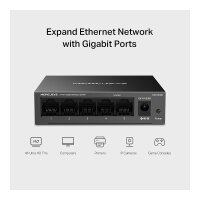 Mercusys MS105GS 5-Port Gigabit Desktop Switch