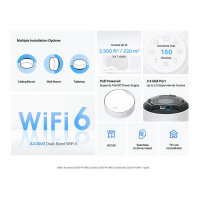 TP-LINK Router DECO X50-POE(2-PACK)/ Deco X50-PoE Doppelpack wei