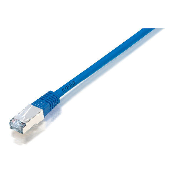 Equip Patchkabel Cat5e F/UTP 2xRJ45 0.50m blau PVC Polybeutel