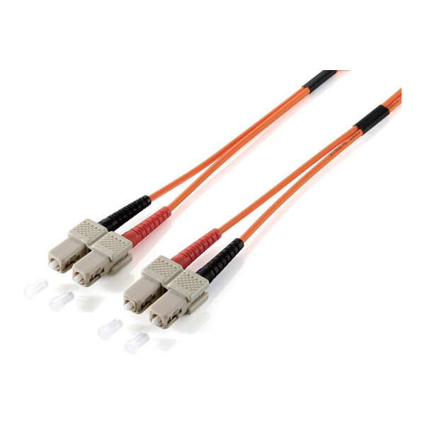 Equip Patchkabel SC->SC 2.00m Singlemode Duplex OS2 gelb Polybeutel