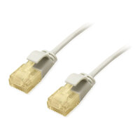 Equip Patchkabel Cat6A SlimFlex U/UTP 5.00m grau LSZH 2xRJ45 Polybeutel