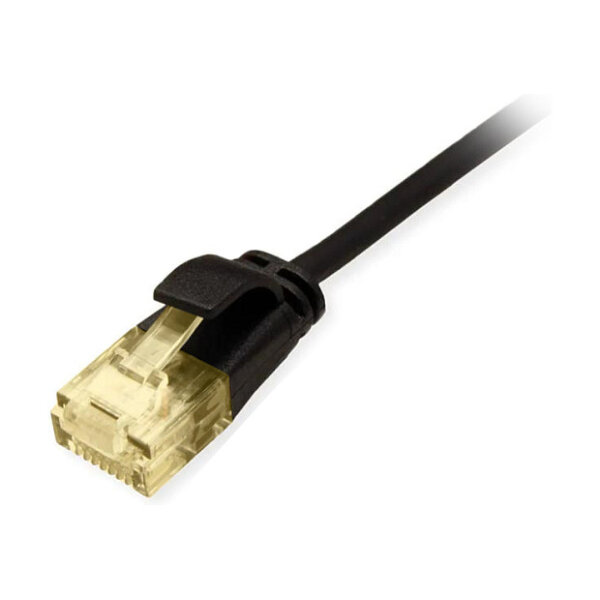 Equip Patchkabel Cat6A SlimFlex U/UTP 3.00m schw.LSZH 2xRJ45 Polybeutel