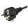 Equip Stromkabel CEE 7/7 ->C5 St/Bu schwarz 1.80m PVC Polybeutel