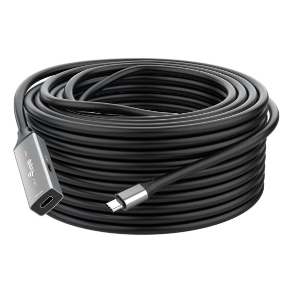 Equip Kabel USB-C3.2->C Gen1 Akt.Erweit.St/Bu 5.00m schwarz