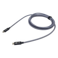 Equip Kabel USB-C3.2->C Gen2x2 PD240W St/St 2.00m schwarz