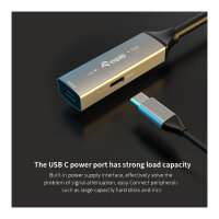 Equip Kabel USB-C3.2->C Gen1 Akt.Erweit.St/Bu 15.00m schwarz