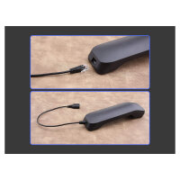 Equip Telefonkabel RJ9->2x3.5mm St/Bu 0.25m schwarz