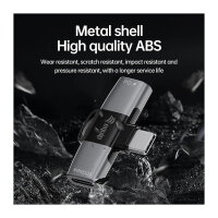 Equip Adapter USB-C->2xUSB-C 10Gbps PD 100W Alu.