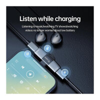 Equip Adapter USB-C->2xUSB-C 10Gbps PD 100W Alu.