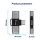 Equip Adapter USB-C->2xUSB-C 10Gbps PD 100W Alu.