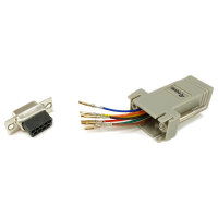Equip Adapter DB9 Serial->RJ45 Bu/Bu 8Pin grau Polybeutel
