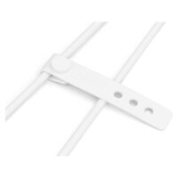 Lightning Silikon Anschlusskabel, USB-A - Lightning 0,5m, weiß