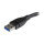STARTECH.COM USB 3.0 A-to-A Extension Cable - M/F - 6in Black