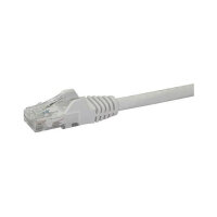 STARTECH.COM 1m Cat6 UTP RJ45 Gigabit Patchkabel Snagless - Cat 6 Netzwerkkabel mit Schutzmanschette - Cat.6 Patch-Kabel - Weiss