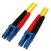 STARTECH.COM 4m Singlemode 9/125 Duplex LSZH LC auf LC OS1 LWL / Glasfaser-Netzwerkkabel - Gelb